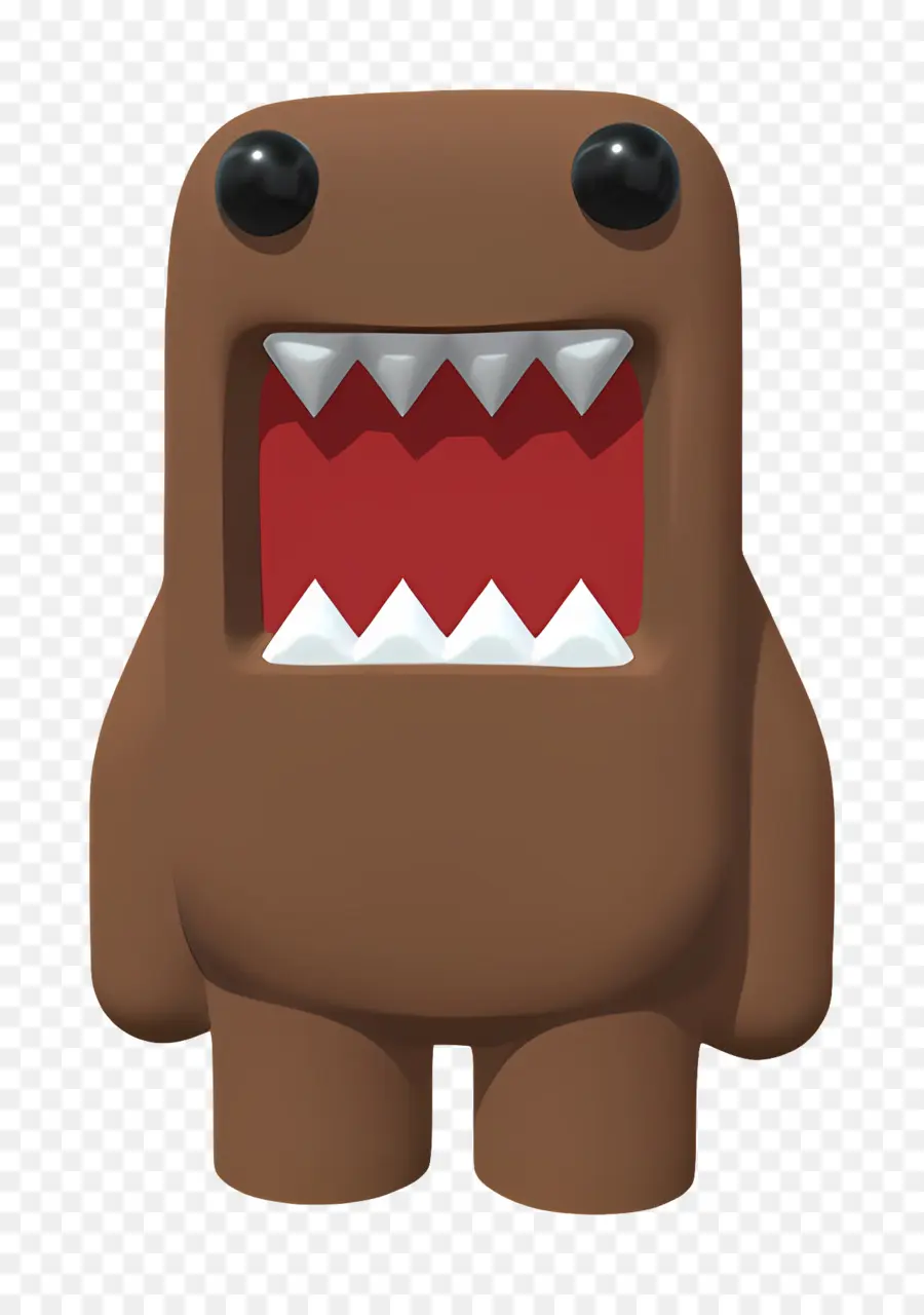 Domo Kun，Kahverengi Canavar PNG