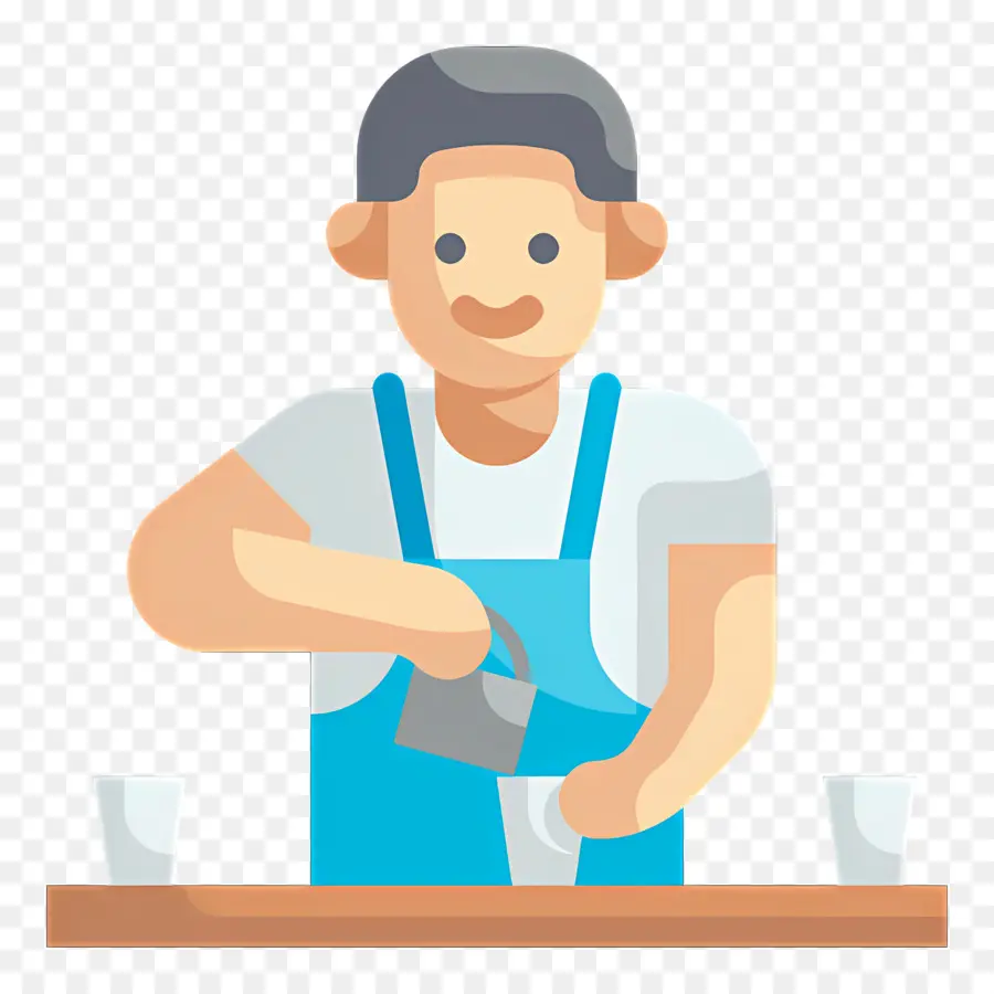 Barista，Kahve PNG