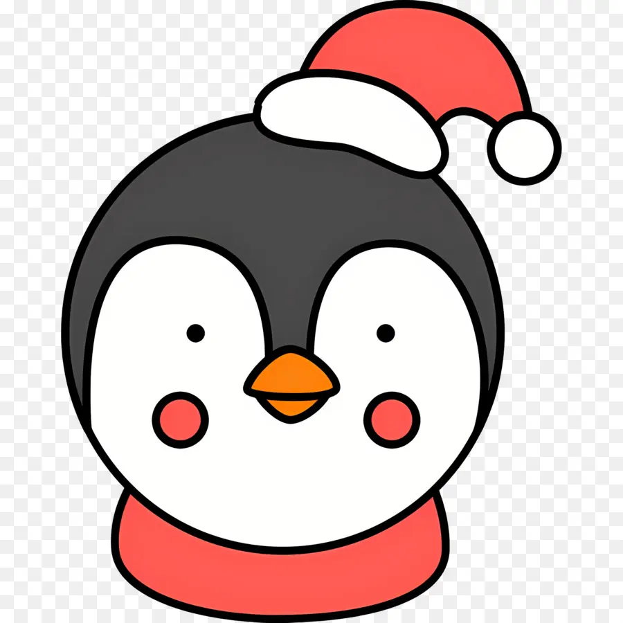 Noel Pengueni，Noel Baba şapkalı Penguen PNG