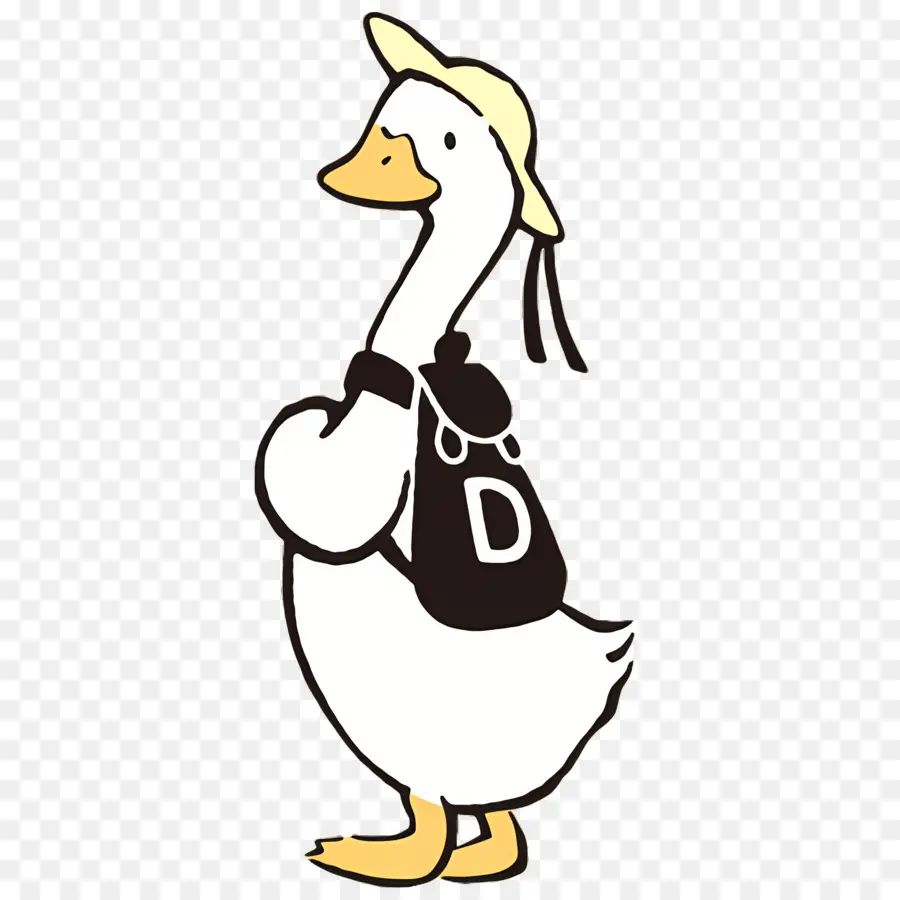 Duckadoo，Şapkalı ördek PNG