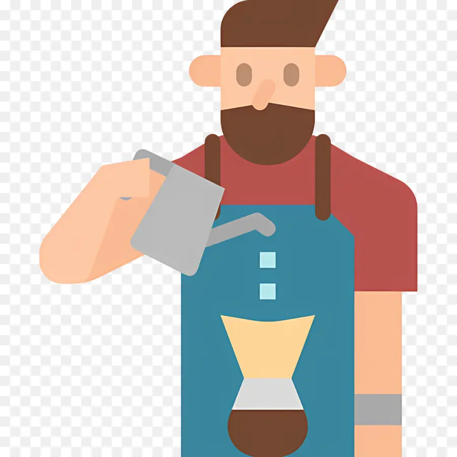 Barista，Kahve PNG