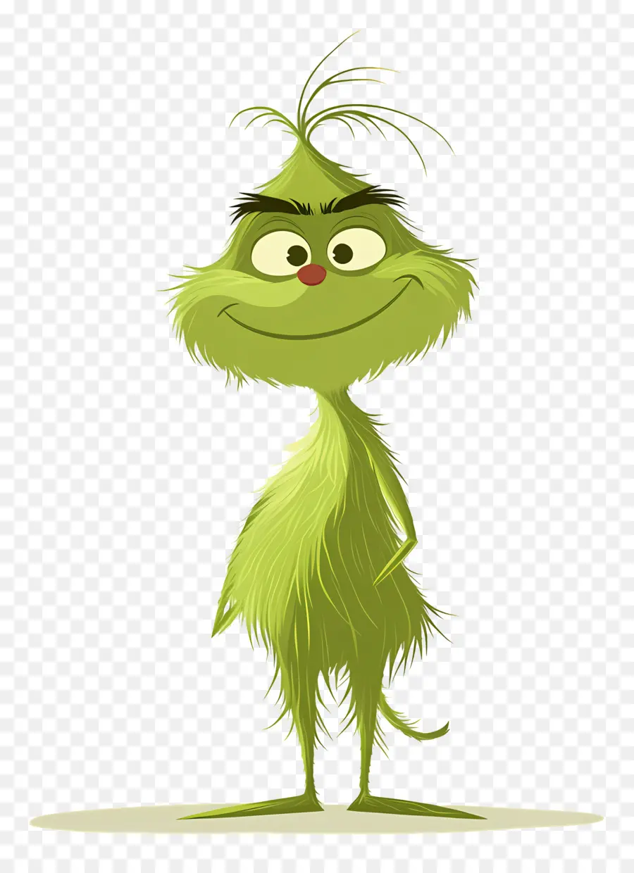 Karikatür Grinch，Yeşil Karakter PNG