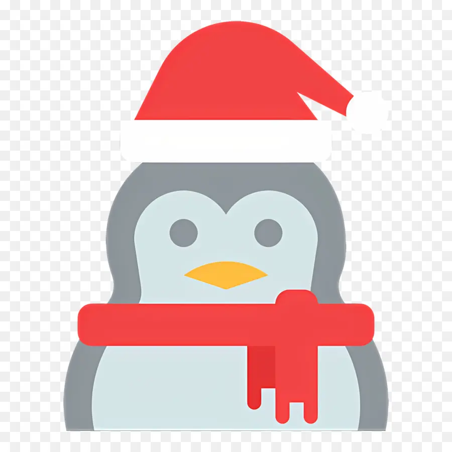 Noel Pengueni，Noel Baba şapkalı Penguen PNG