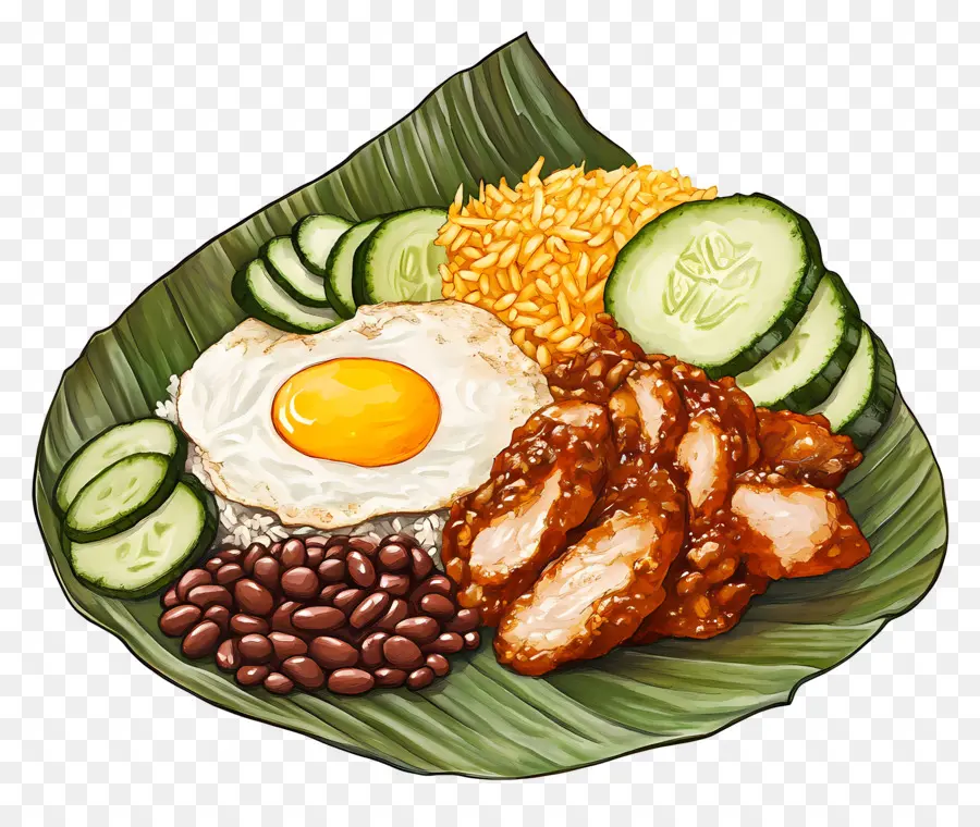 Nasi Lemak，Yemek PNG