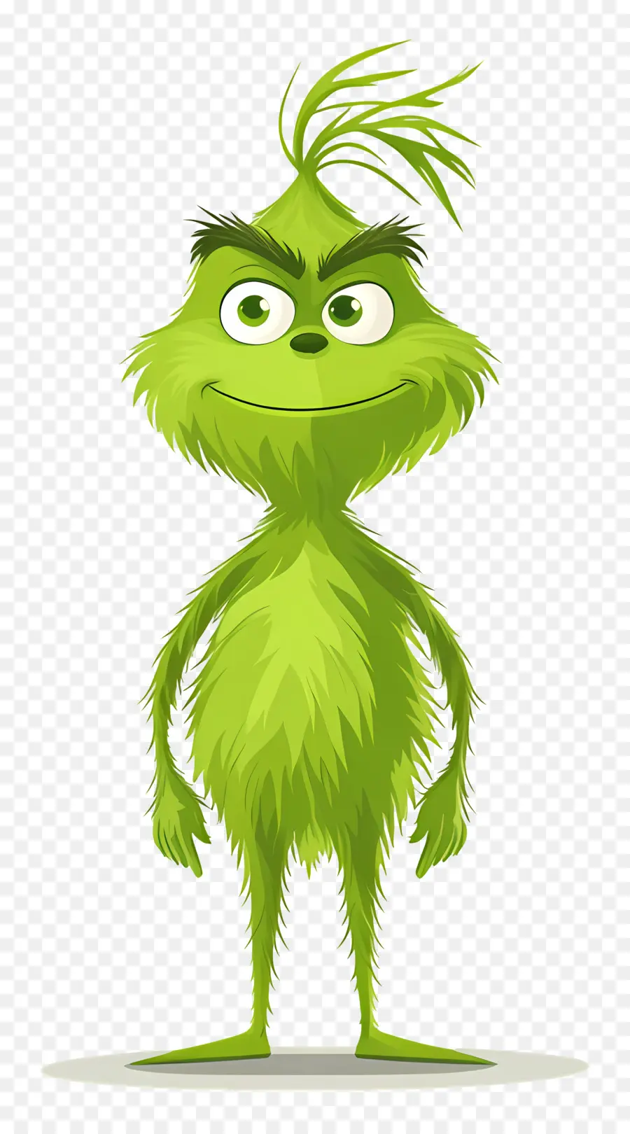 Karikatür Grinch，Yeşil Karakter PNG