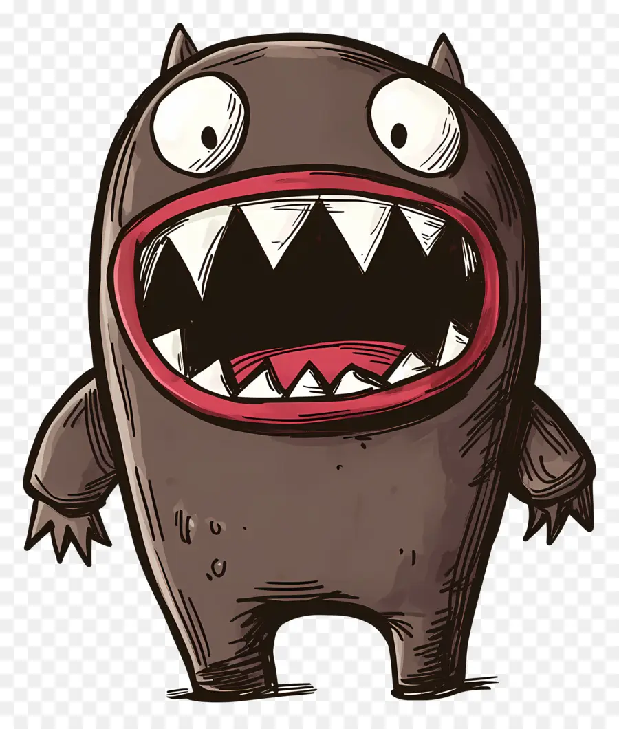 Domo Kun，Karikatür Canavar PNG