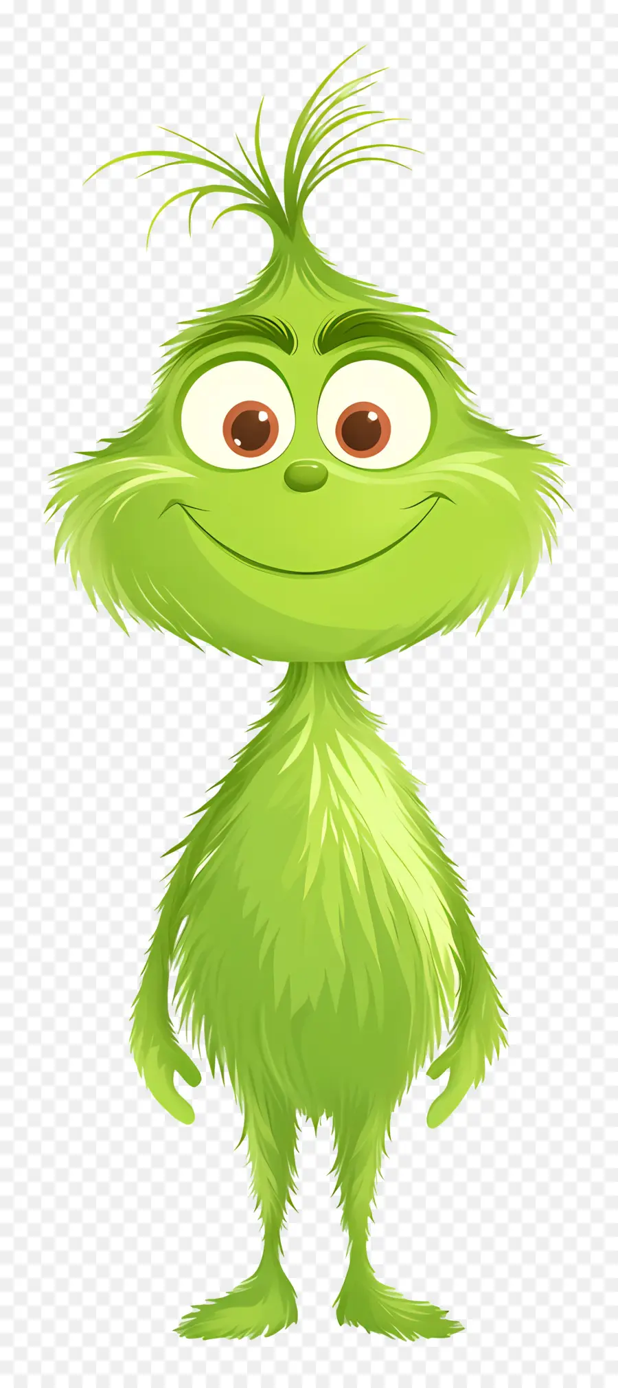 Karikatür Grinch，Yeşil Karakter PNG