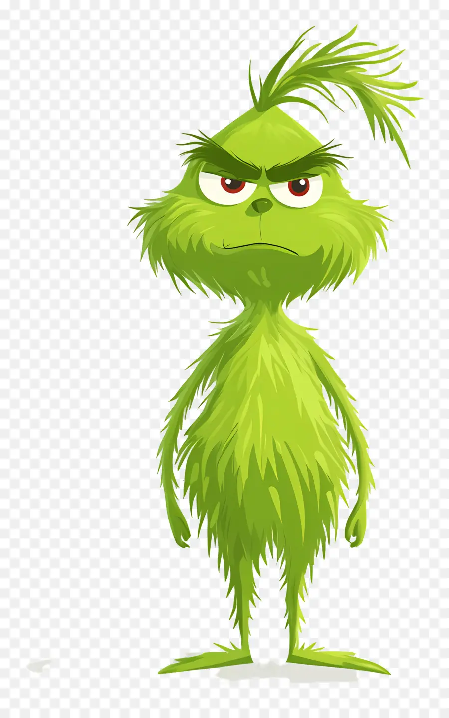 Karikatür Grinch，Yeşil Karakter PNG