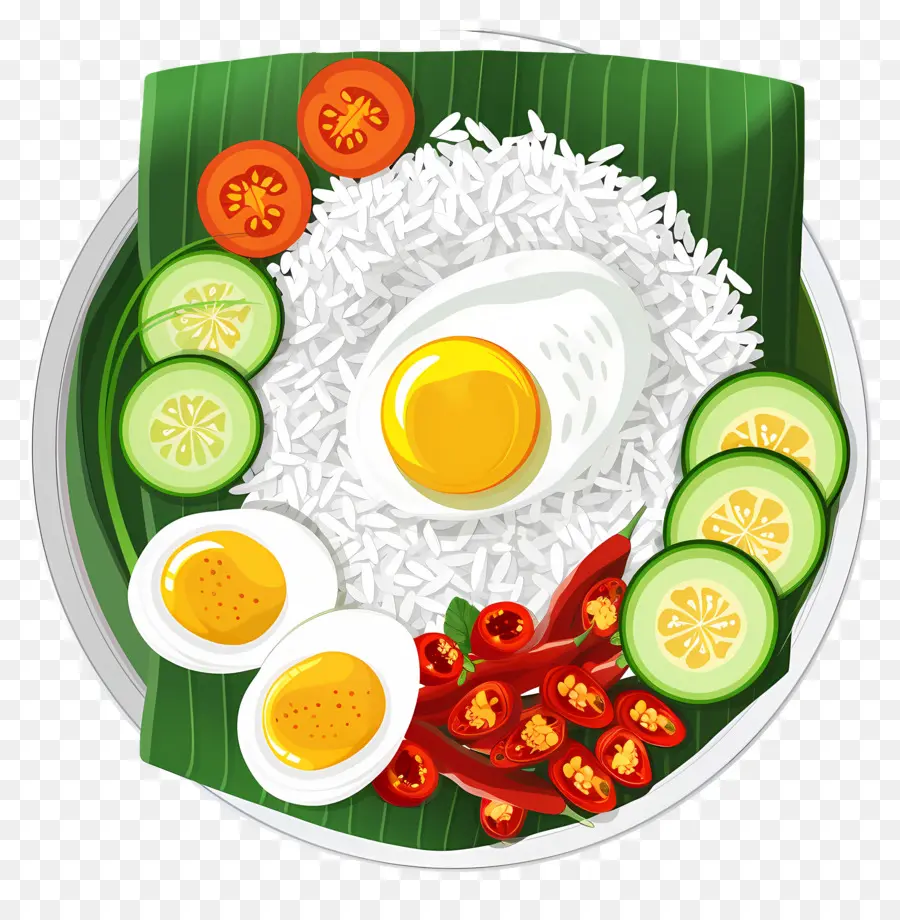 Nasi Lemak，Pirinç PNG