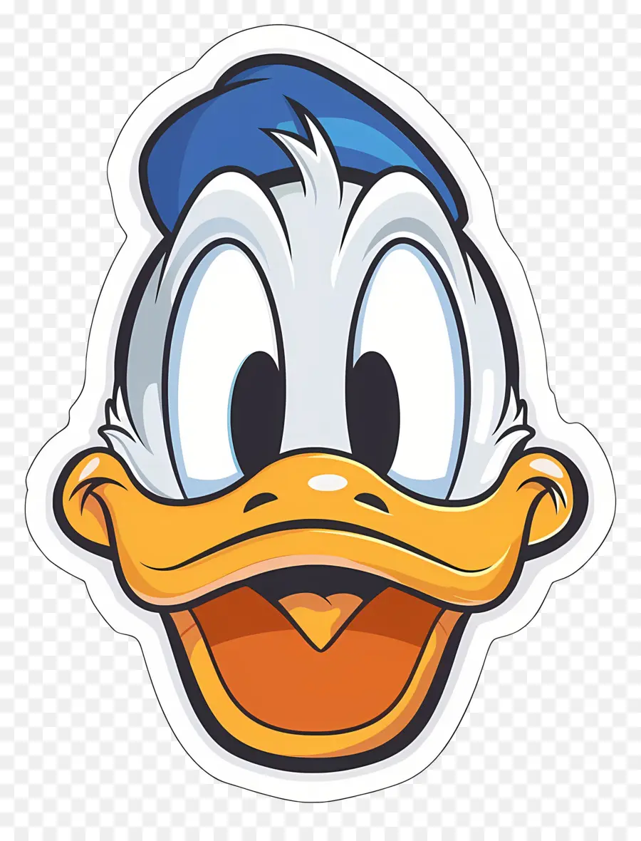 Donald Ördek，Ördek Yüzü PNG