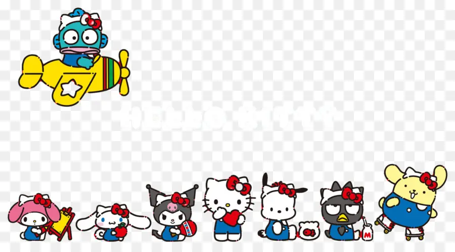 Merhaba Kedi，Hello Kitty Karakterleri PNG