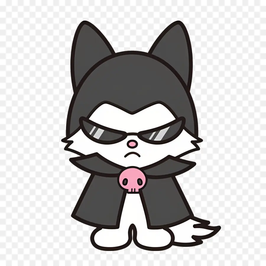 Kuromİ，Siyah Pelerinli Kedi PNG