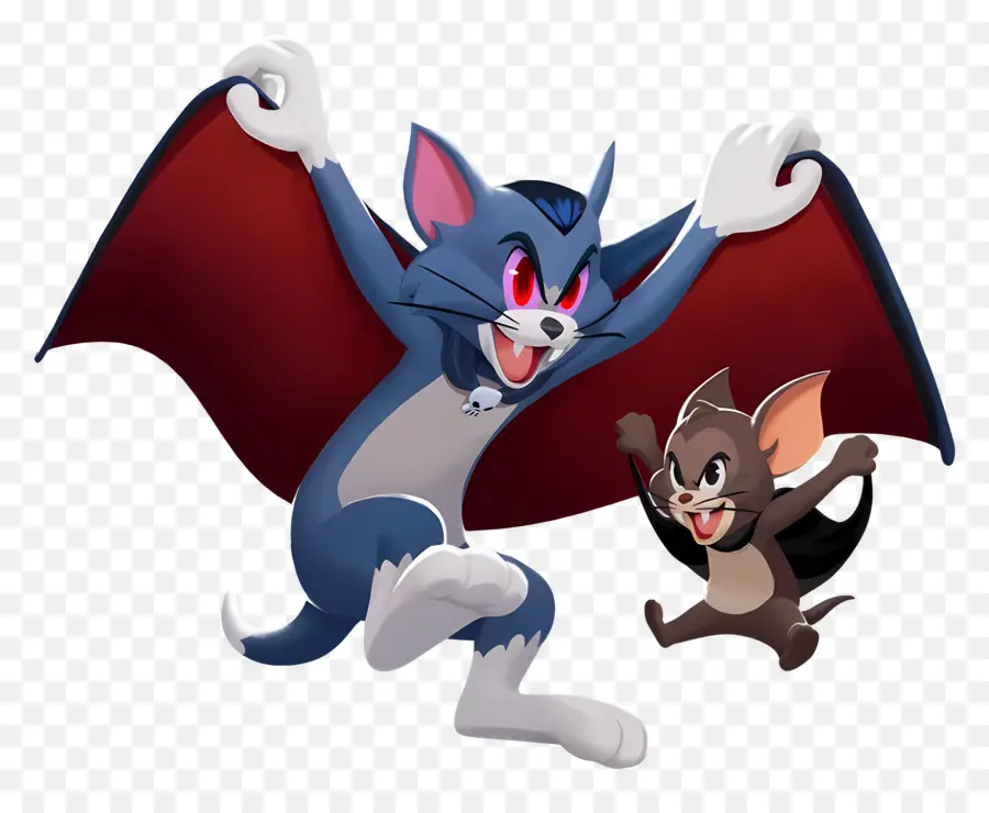 Tom Ve Jerry，Vampir Kedi Ve Yarasa Fare PNG