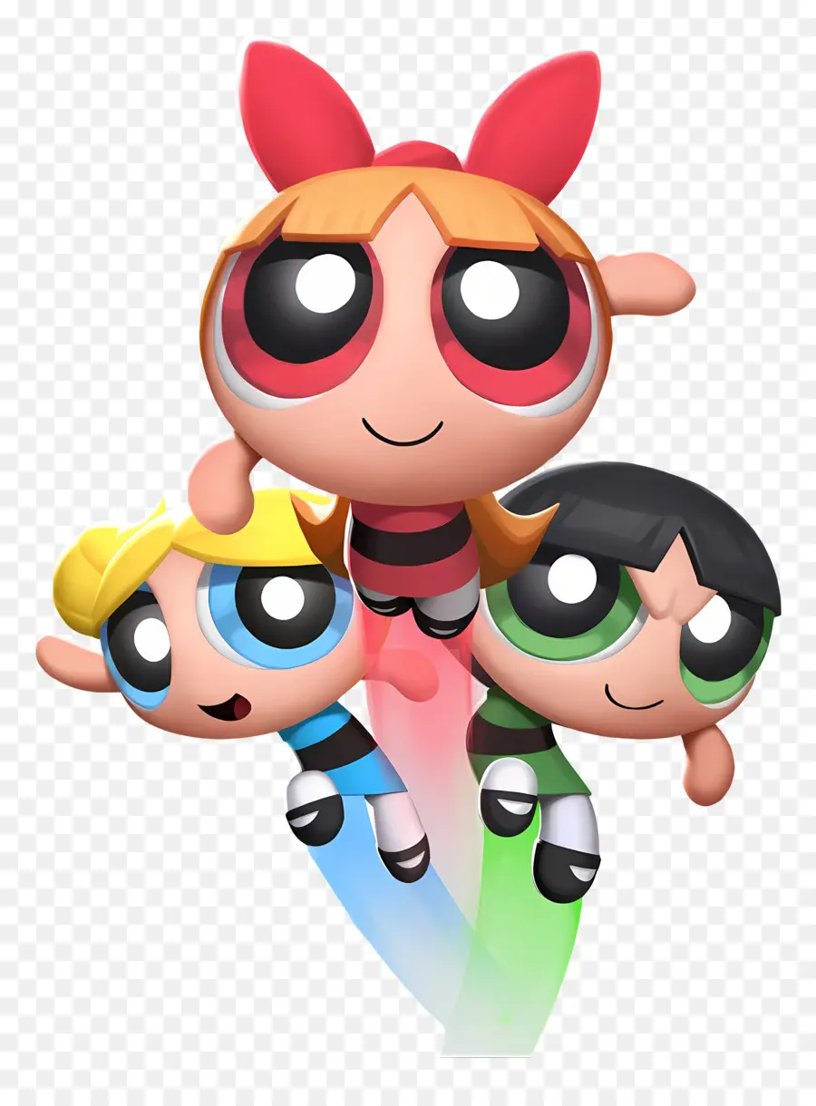 Powerpuff Kızları，Süper Kahramanlar PNG