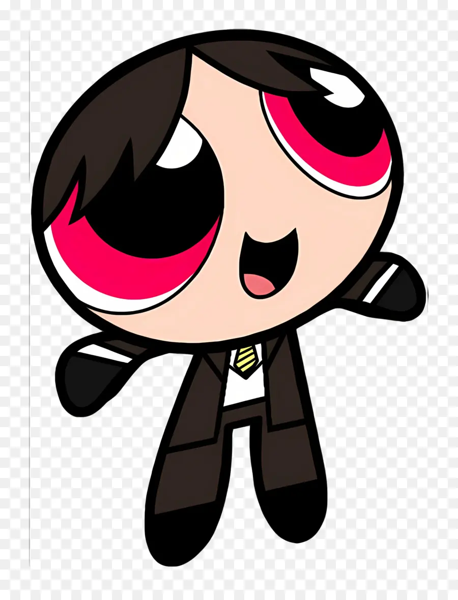 Powerpuff Kızları，Takım Elbiseli Çocuk PNG