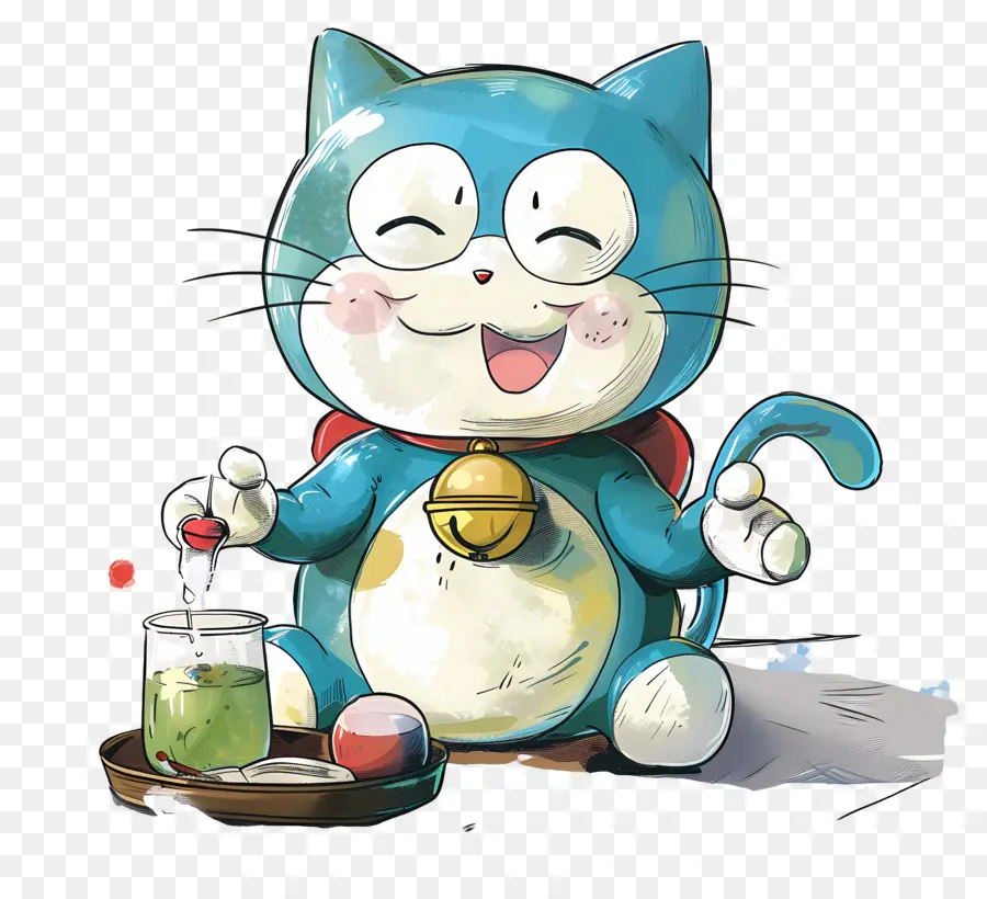 Doraemon，Mavi Karikatür Kedi PNG