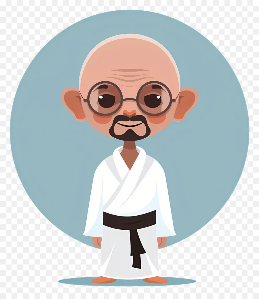 Mahatma Gandi，Çizgi Film Karakteri PNG