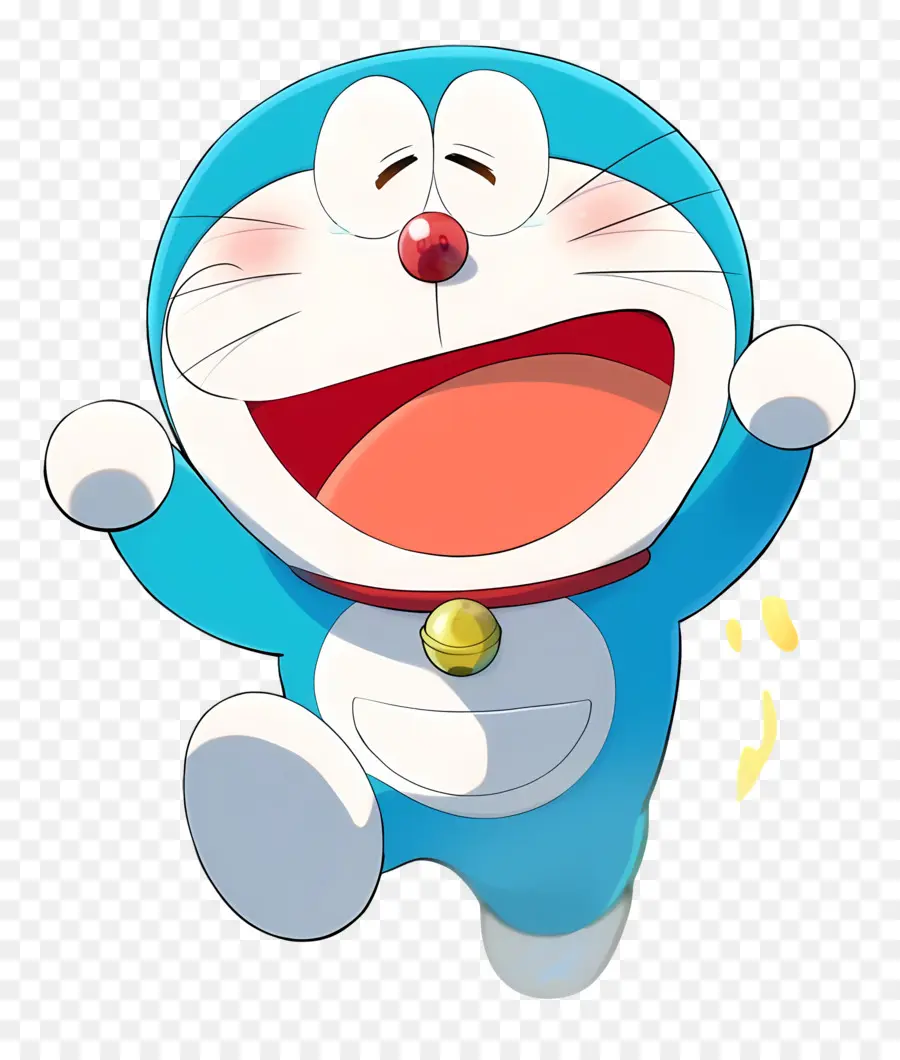 Doraemon，Kızaran Mavi Robot PNG