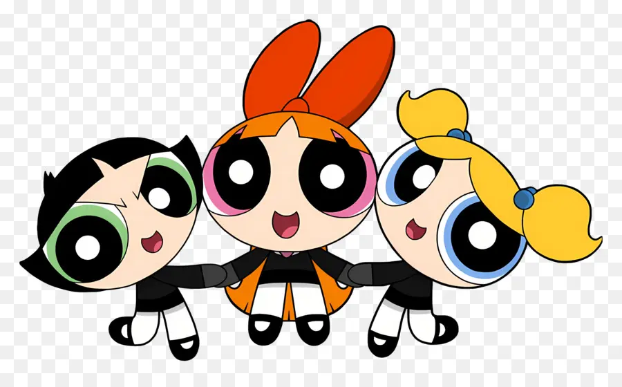 Powerpuff Kızları，Karikatür Kızlar PNG