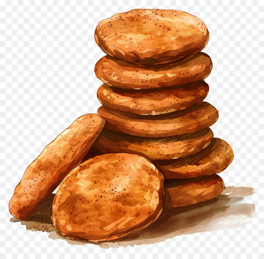 Snickerdoodle'lar，Çerezler PNG