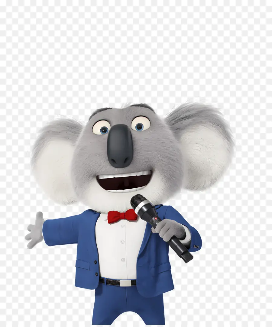 Şarki SÖylemek，Mikrofonlu Koala PNG