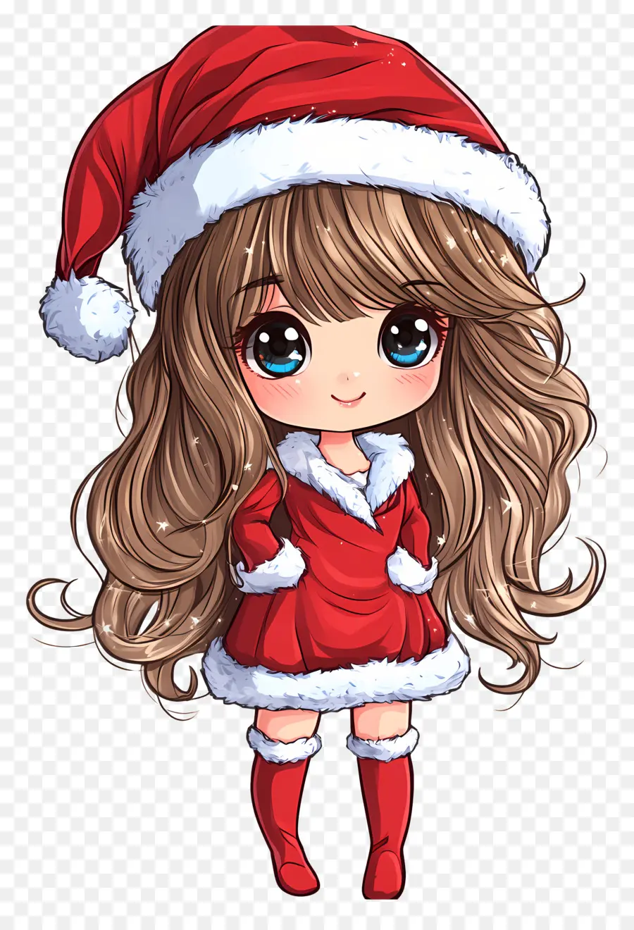 Anime Noel，Chibi Noel Baba Kızı PNG