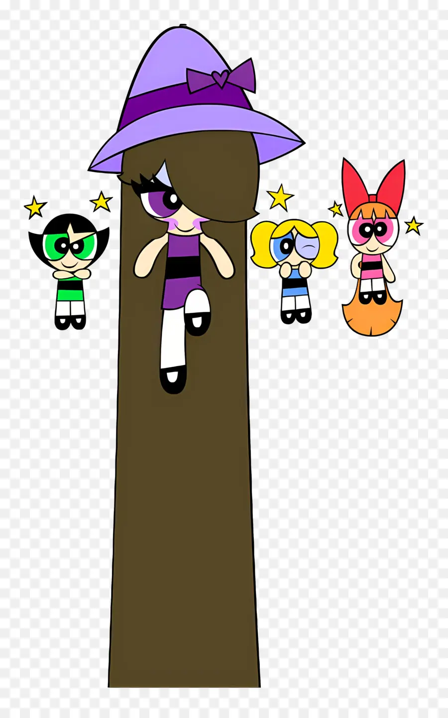 Powerpuff Kızları，Karikatür Cadı PNG