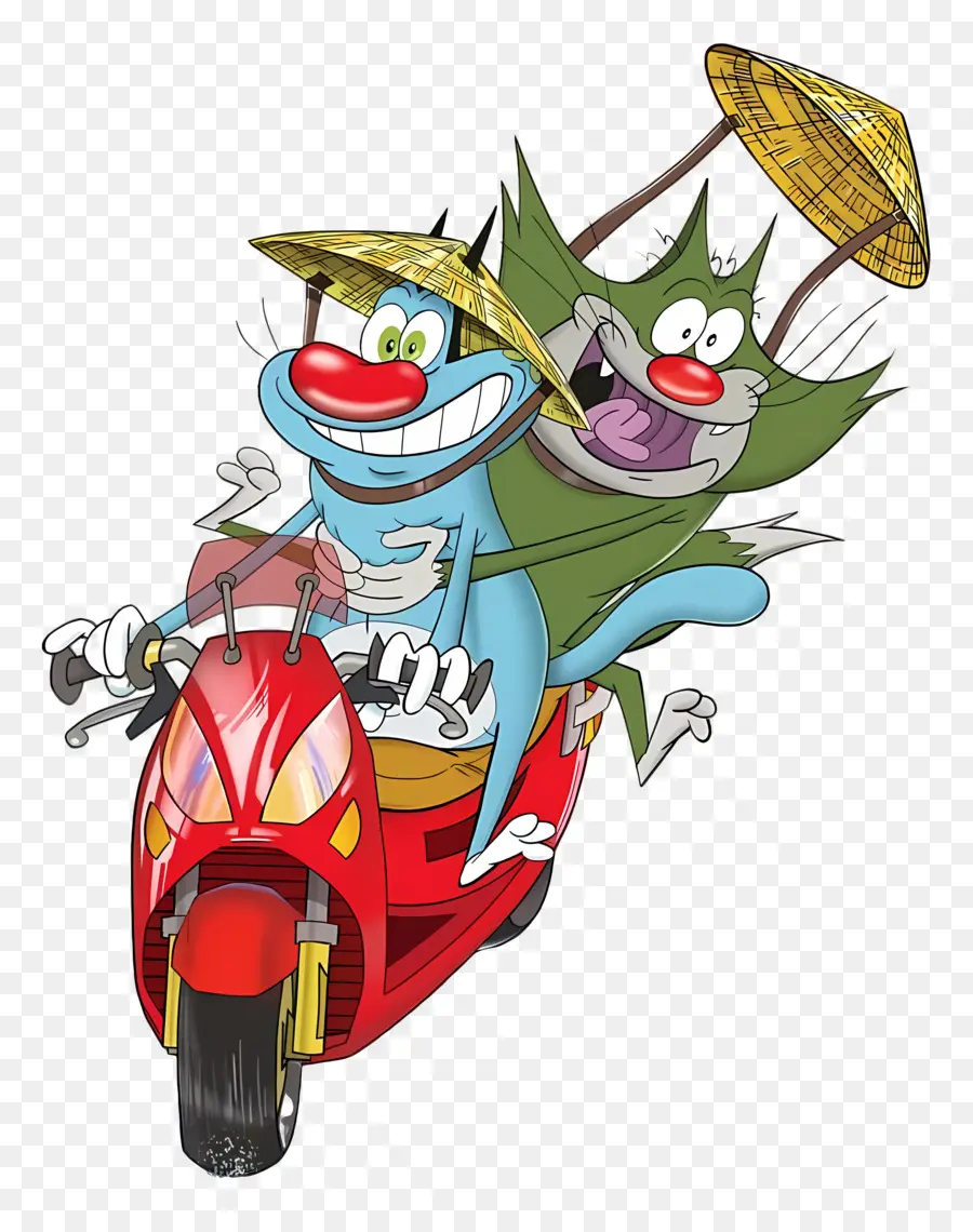 Oggy Ve Hamamböcekleri，Karikatür Kediler PNG