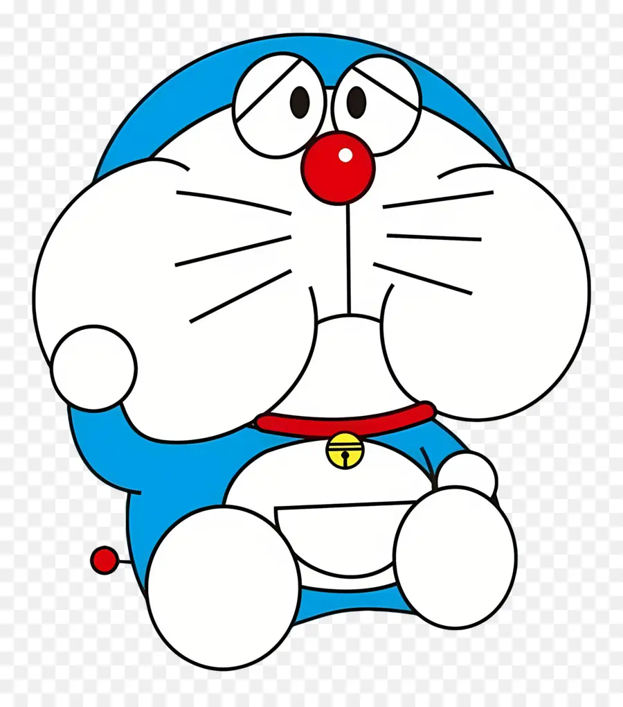 Doraemon，Kızaran Mavi Robot PNG