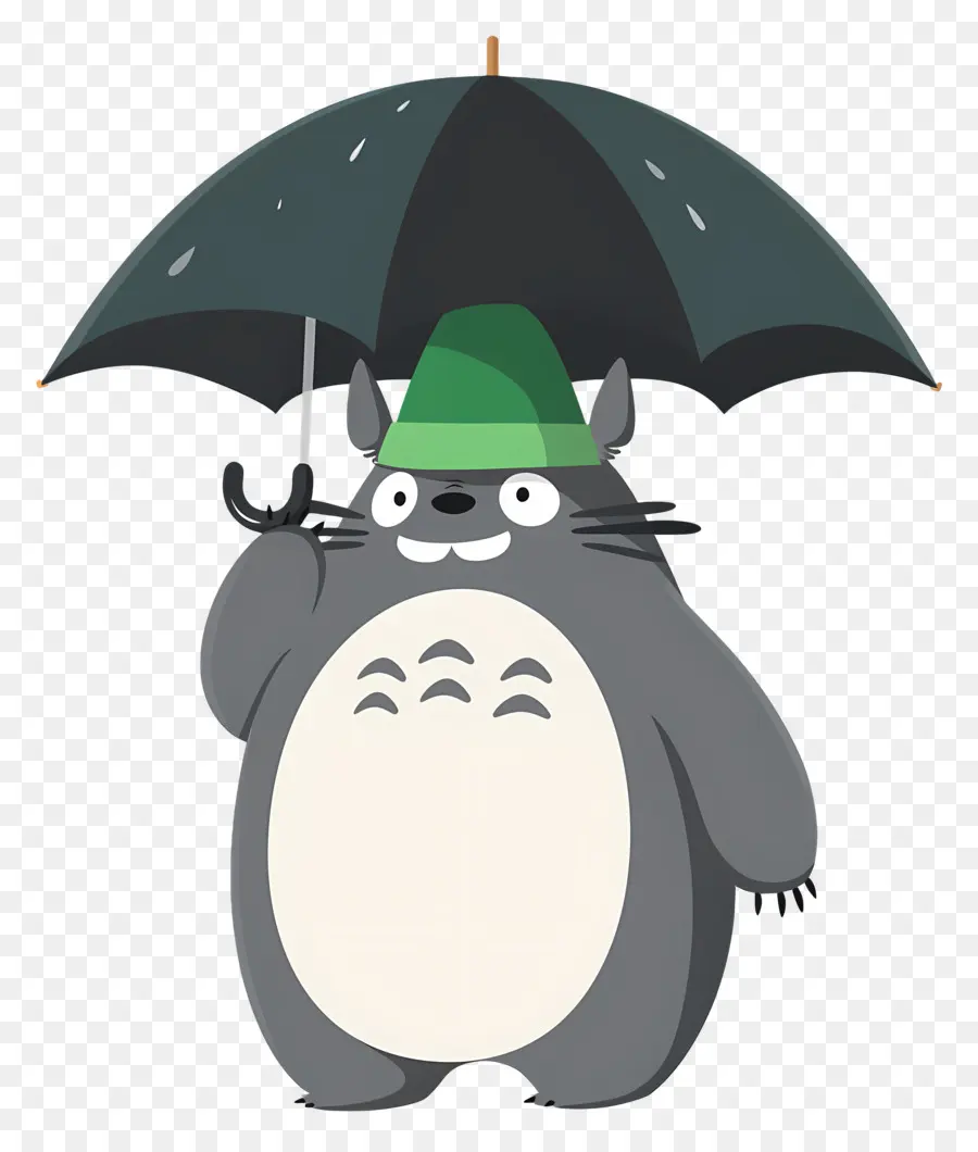 Totoro，Şemsiyeli Karakter PNG