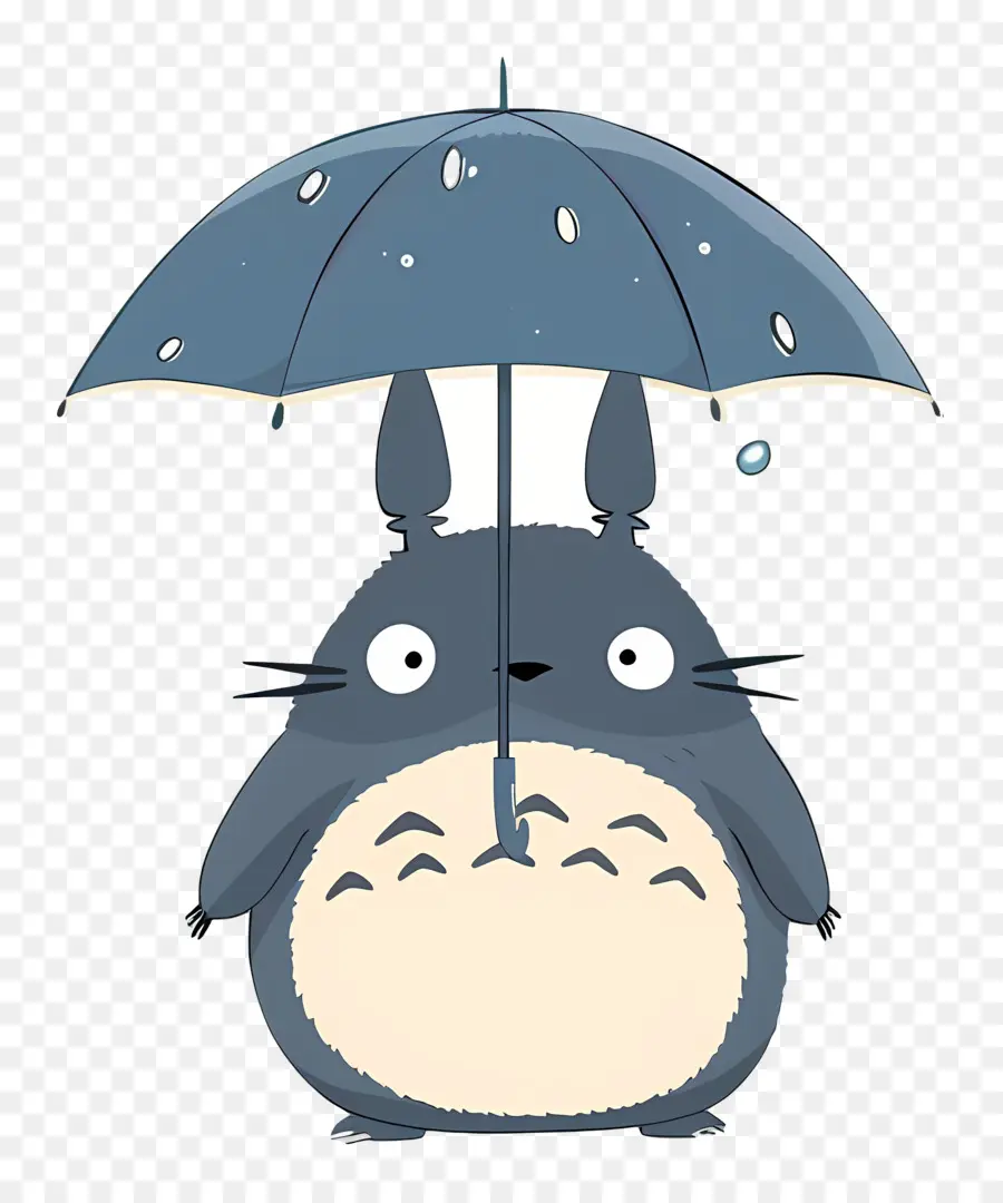 Totoro，Şemsiyeli Karakter PNG