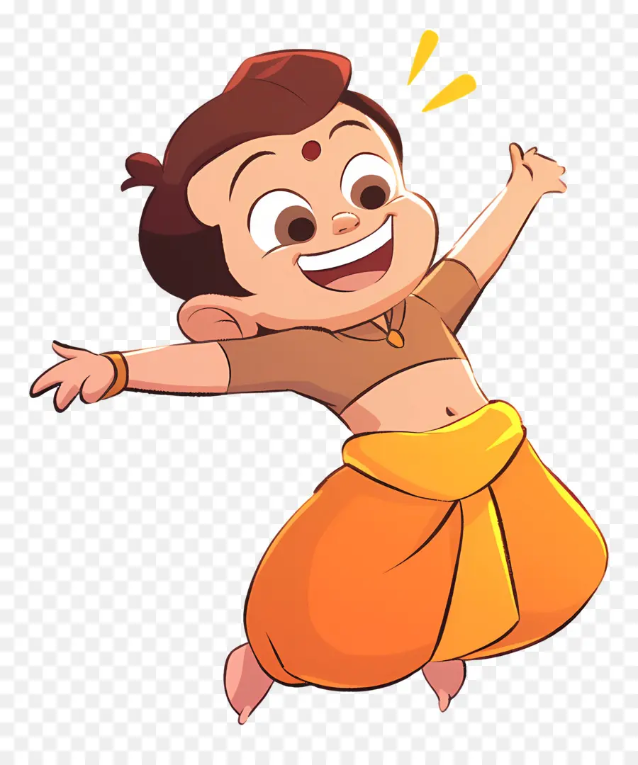 Chhota Bheem，Çocuk Akrobat PNG