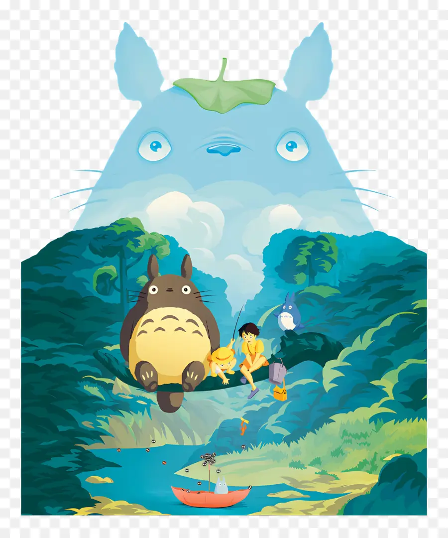 Totoro，Totoro Sahnesi PNG