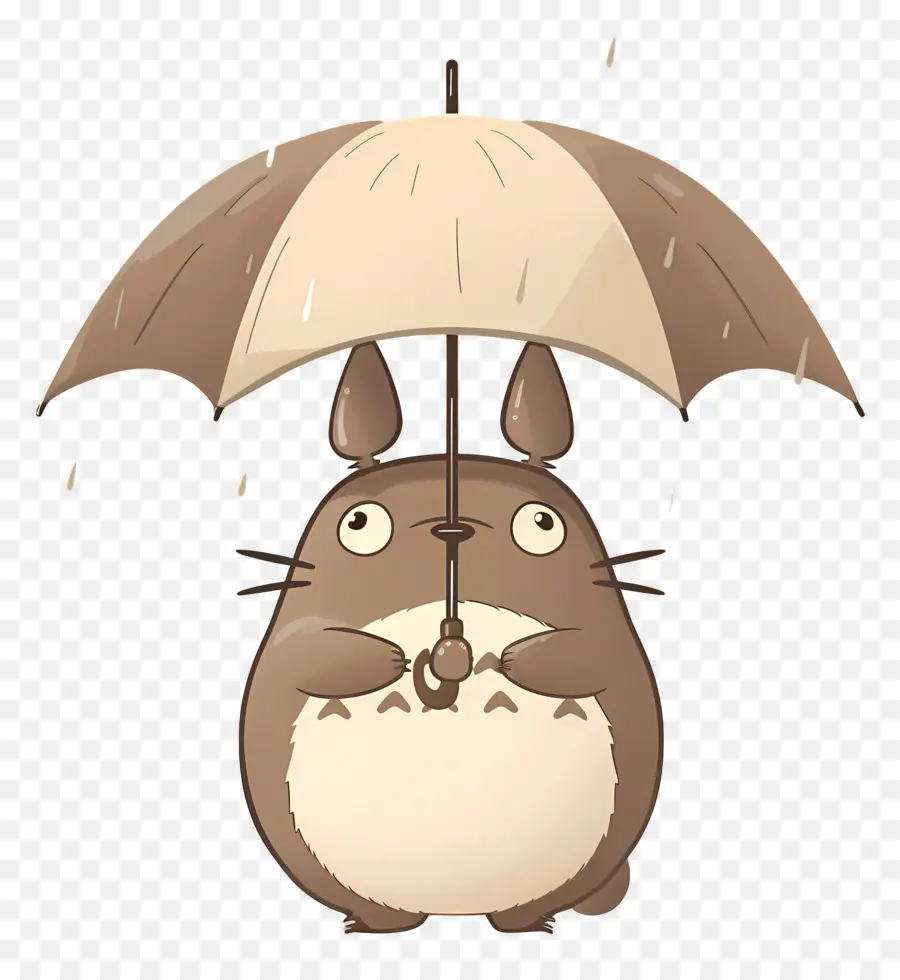 Totoro，Şemsiyeli Karakter PNG